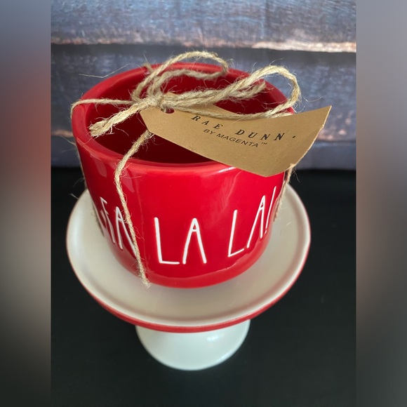 Rae Dunn Christmas Planter - Fa La La! - Picture 2 of 7